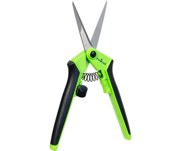 Trim Fast - Anti-Fatigue Lightweight Pruner Straight Stainless with Spring Scissors